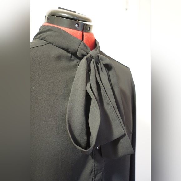 Sheer black Babaton blouse - Picture 3 of 6